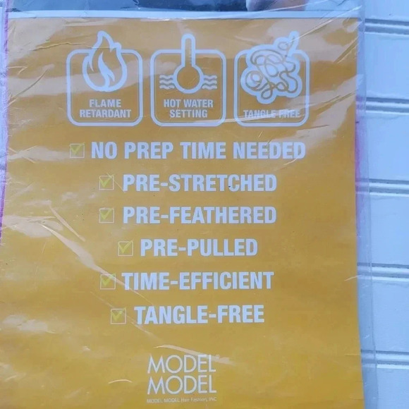 New 3X Glance Formation Natural Touch Braid 30” Plum Tangle Free OM3TPLUM - Picture 4 of 12